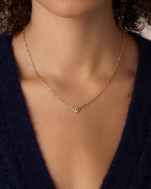 Birthstone Heart Necklace NikNenz™ Premium Gold & Diamonds