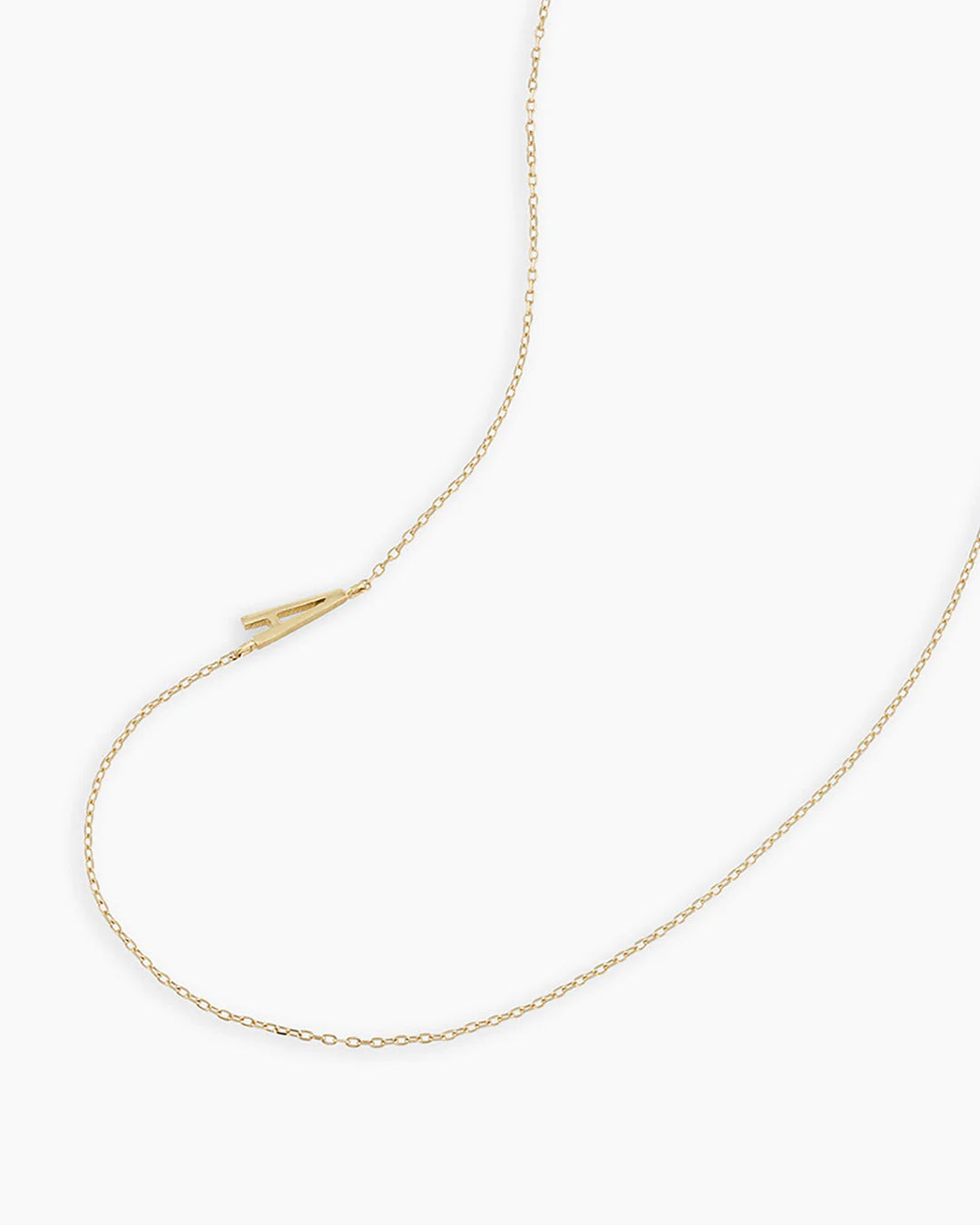14K Gold Alphabet Necklace NikNenz™ Premium Gold & Diamonds