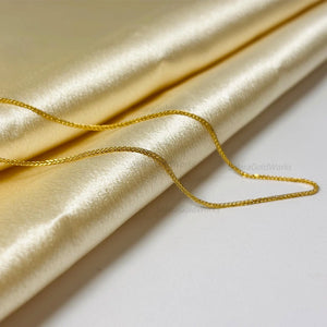 Minimalist 24K Solid Gold Necklace, Handmade Yellow Gold