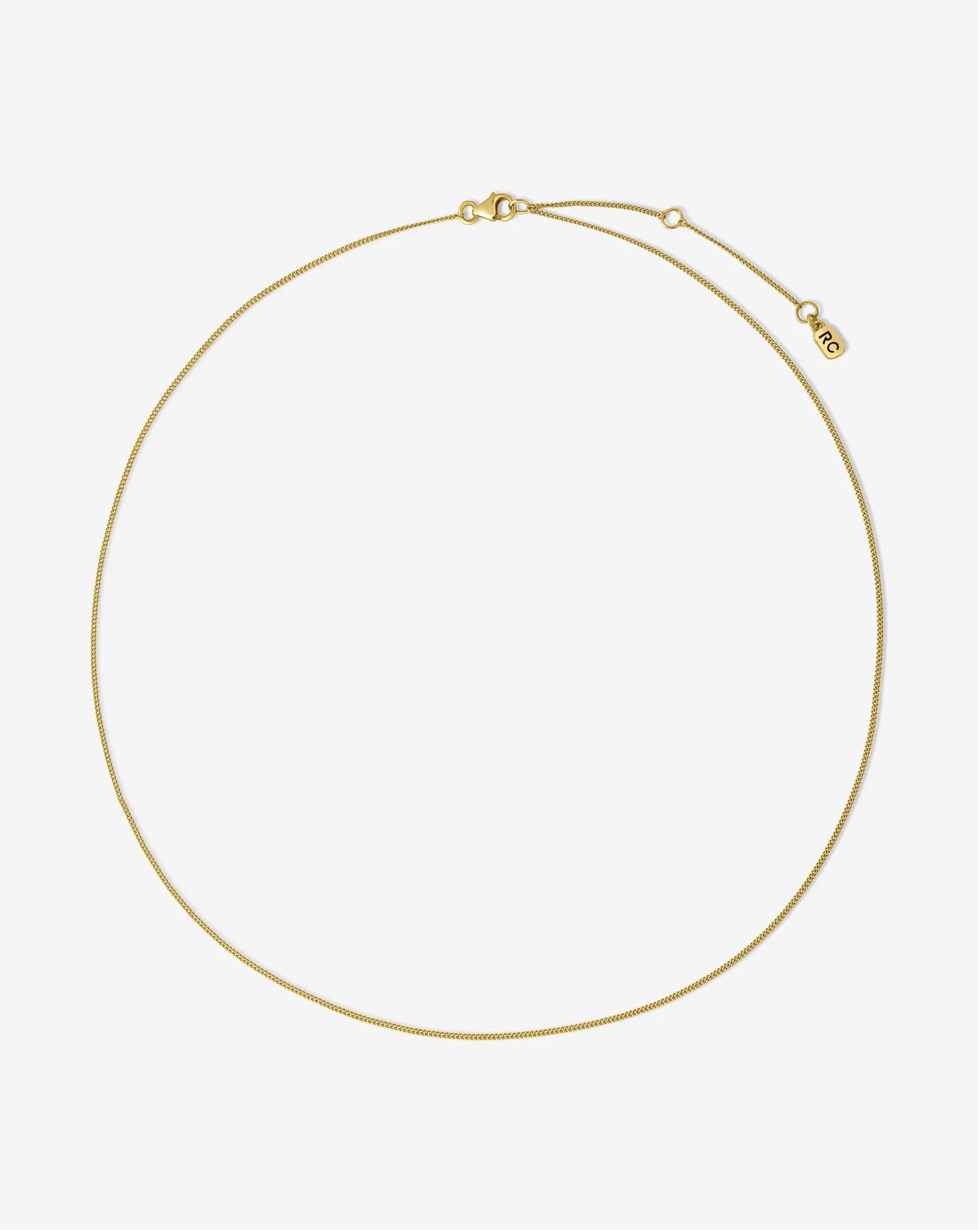 Stunning Diamond Cut Curb Chain Necklace - Elevate Your Style!.