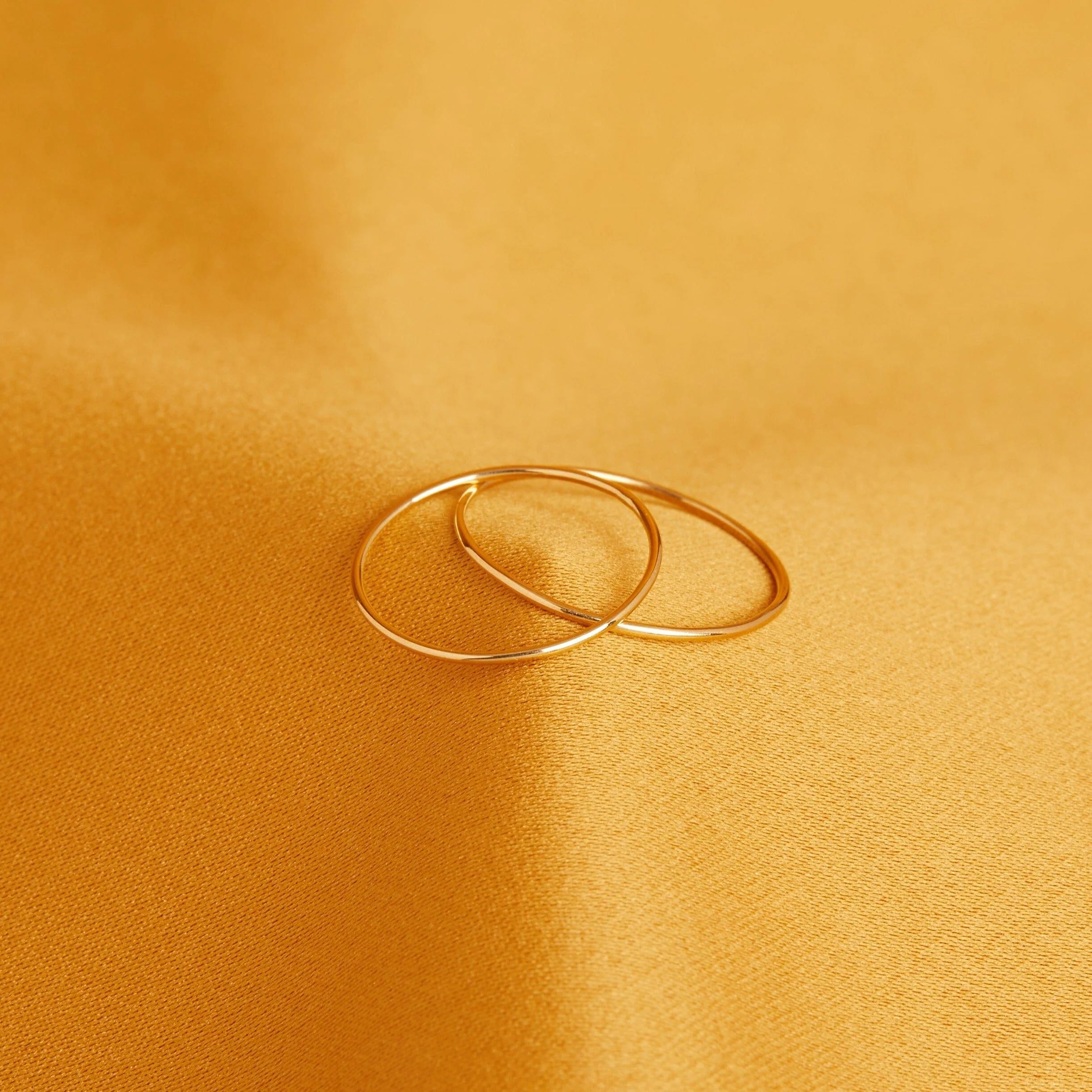 Thin Stackable Ring NikNenz™ Premium Gold & Diamonds