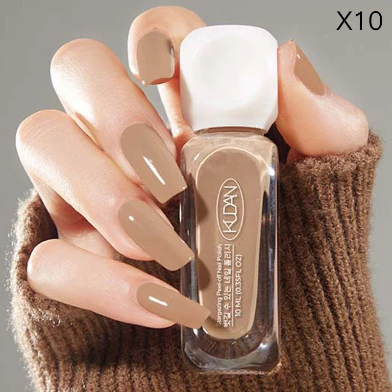 10Ml Peel off Water-Based Starry Nail Polish Fast Drying Long-Lasting Healthy and Brightening Effect No Need Lamp Cure