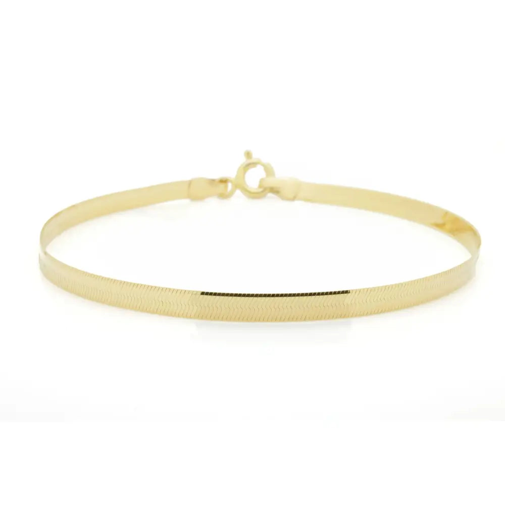 Elegant 18K Solid Gold Beaded Bracelet - Adjustable Minimalist Chain Jewelry.