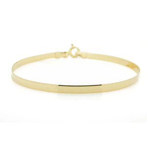 Elegant 18K Solid Gold Beaded Bracelet - Adjustable Minimalist Chain Jewelry.