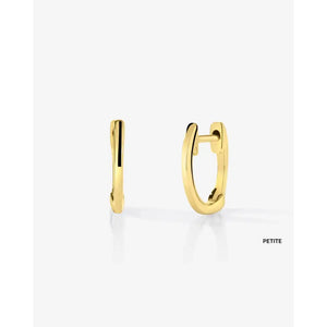 Elegant Classic Gold Huggie Earrings for Timeless Style.
