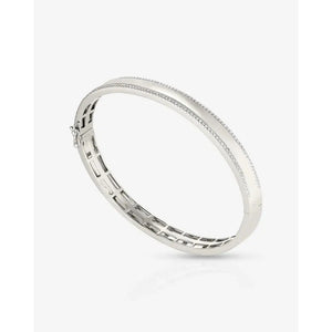 Elegant Diamond Border Bangle - Timeless Beauty for Every Occasion.