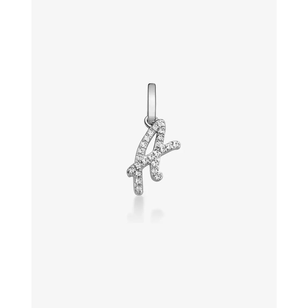 Elegant Diamond Initial Pendant - Personalize Your Style!.