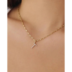 Elegant Diamond Initial Pendant - Personalize Your Style!.
