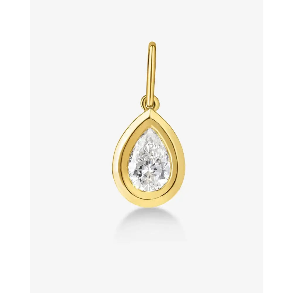 Elegant Framed Lab-Diamond Pendant for Timeless Style.