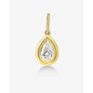 Elegant Framed Lab-Diamond Pendant for Timeless Style.
