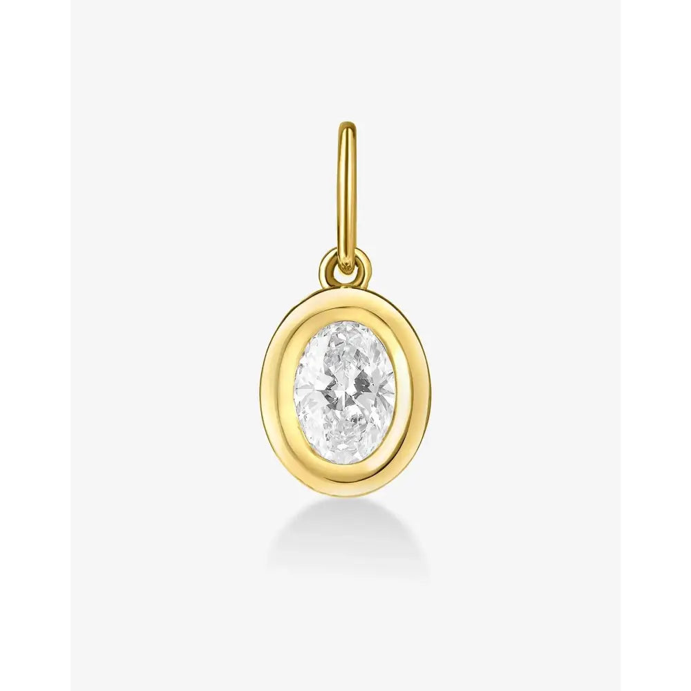 Elegant Framed Lab-Diamond Pendant for Timeless Style.