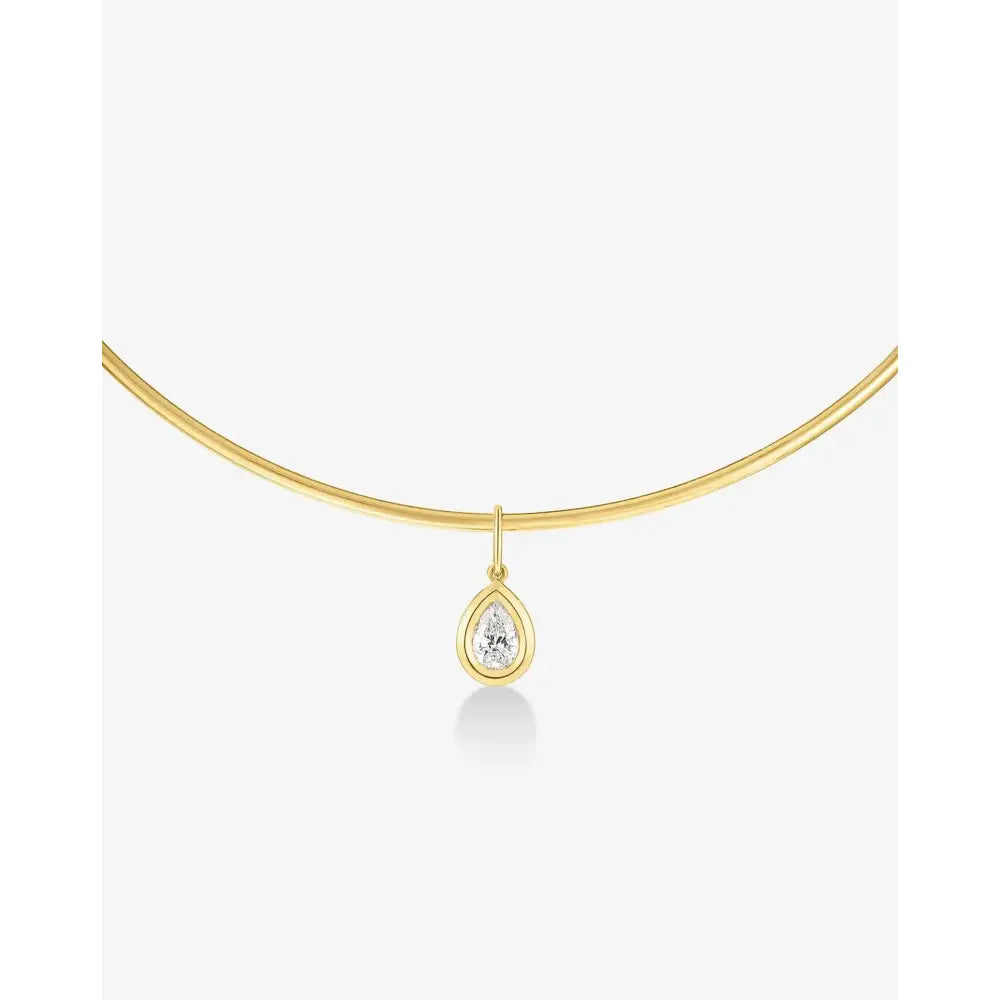 Elegant Framed Lab-Diamond Pendant for Timeless Style.