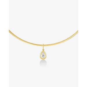 Elegant Framed Lab-Diamond Pendant for Timeless Style.
