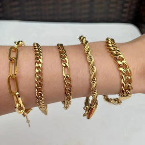 Elegant Gold Satellite Bracelet - Dainty Beaded Chain for the Perfect Minimalist Gift.