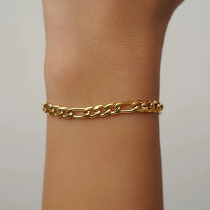 Elegant Gold Satellite Bracelet - Dainty Beaded Chain for the Perfect Minimalist Gift.