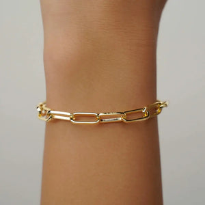 Elegant Gold Satellite Bracelet - Dainty Beaded Chain for the Perfect Minimalist Gift.