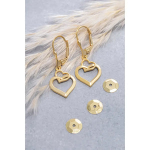 Elegant Heart Hoop Earrings in 14K Solid Gold or 925 Sterling Silver – Perfect Romantic Gift for Valentine’s Day, Birthdays & Everyday Glamour.