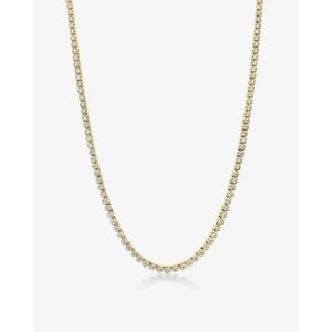 Elegant Mini Diamond Tennis Necklace - Timeless Sparkle for Every Occasion.