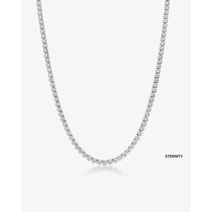 Elegant Mini Diamond Tennis Necklace - Timeless Sparkle for Every Occasion.