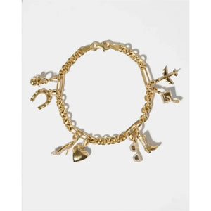 Elegant Mixed Link Chain Bracelet - Perfect for Any Occasion.
