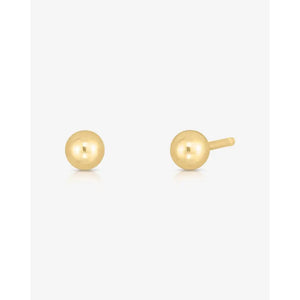 Elegant Petite Gold Stud Earrings.