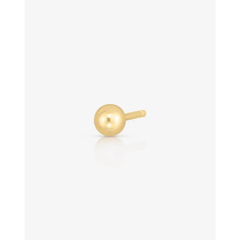 Elegant Petite Gold Stud Earrings.