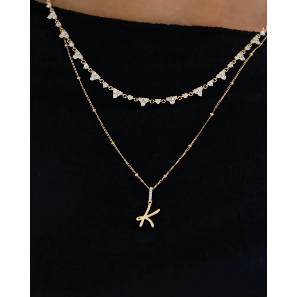 Elegant Script Initial Pendant - Personalize Your Style!.