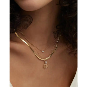 Elegant Script Initial Pendant - Personalize Your Style!.