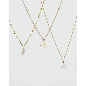 Elegant Script Initial Pendant - Personalize Your Style!.