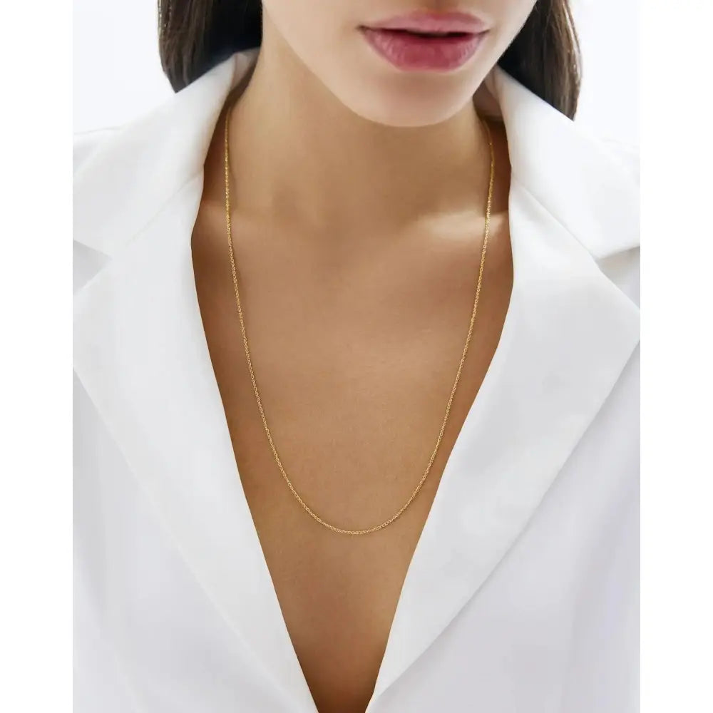 Elegant Singapore Chain Necklace - Timeless Beauty for Every Occasion.