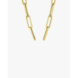 Elegant Split Chain Necklace - A Statement Accessory for Every Occasion.