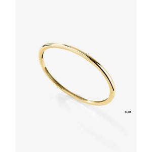 Elegant Stackable Gold Cloud Bangle - Elevate Your Style.