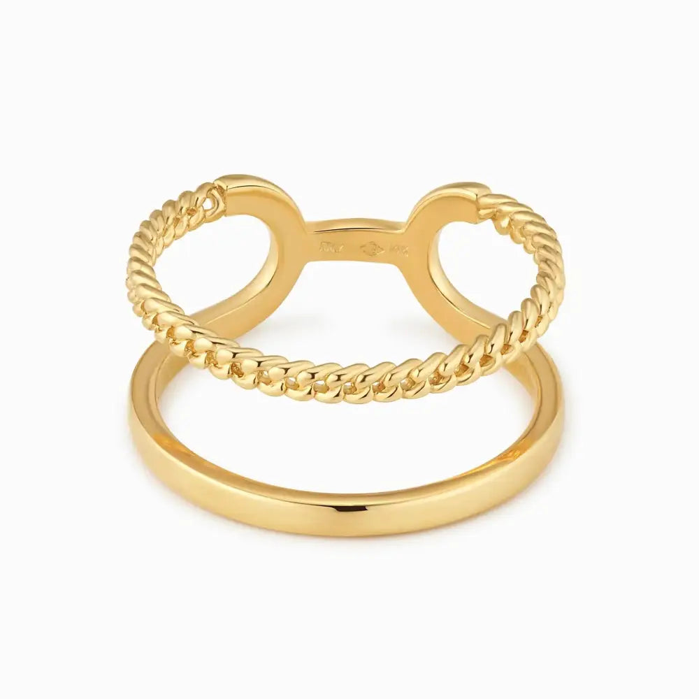 Elegant Twin Set Ring - Timeless Beauty for Every Occasion.