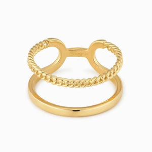 Elegant Twin Set Ring - Timeless Beauty for Every Occasion.