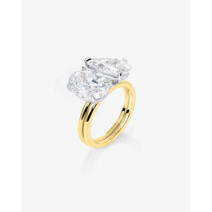 Elegant Whisper Thin® Duet: Oval & Pear - Size 4.70.