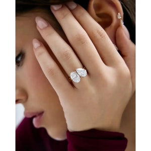 Elegant Whisper Thin® Duet: Oval & Pear - Size 4.70.