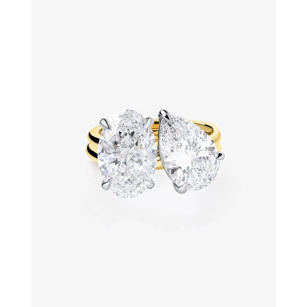Elegant Whisper Thin® Duet: Oval & Pear - Size 4.70.