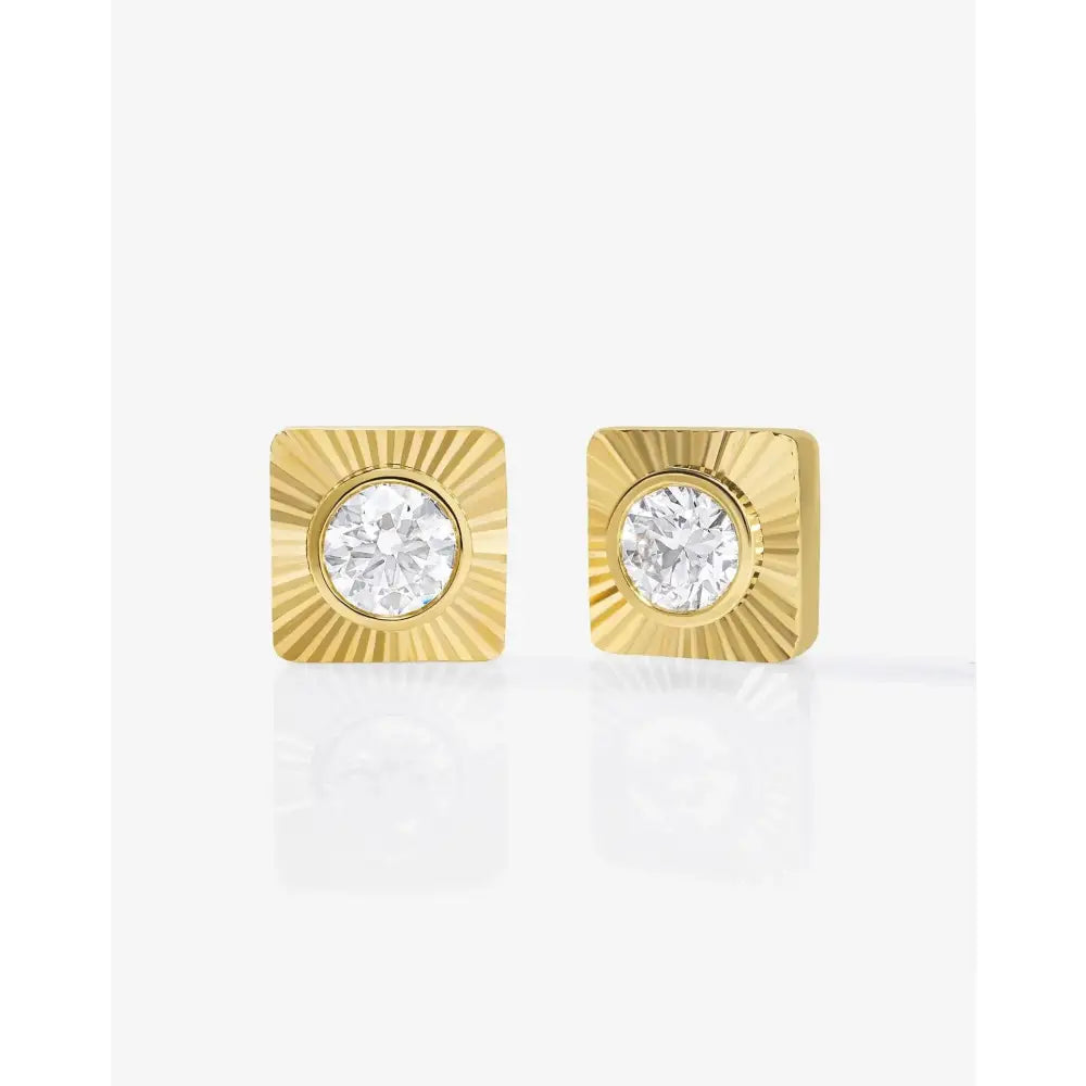 Elegantly Crafted RC X Aureum No. 2 Studs – Elevate Your Style!.