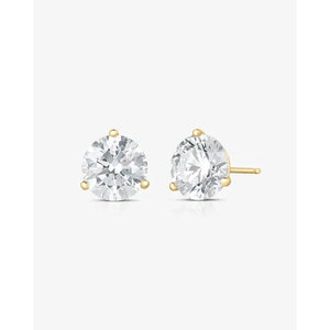 Elevate Your Elegance with Round Lab Diamond Studs.