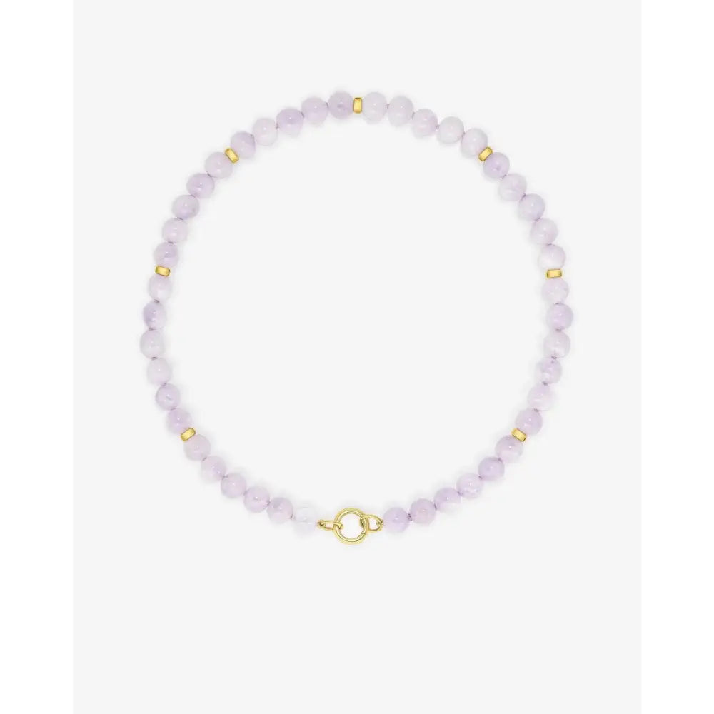 Enchanting Lavender Mist Necklace - Elegance in Every Bloom.