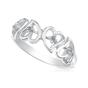 Endless Sparkle Sterling Silver Ring – The Perfect Elegant Gift for Any Occasion.