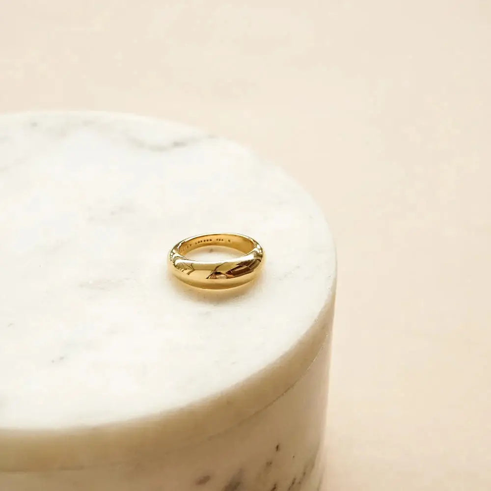 Estée Lalonde Duo Dome Layering Set 18Ct Gold Plate