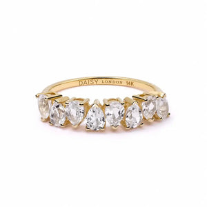 Estée Lalonde Fine Pear Sapphire Ring 14Ct Solid Gold