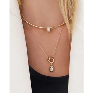 Eternal Elegance: Scattered Diamond Eternity Bead.