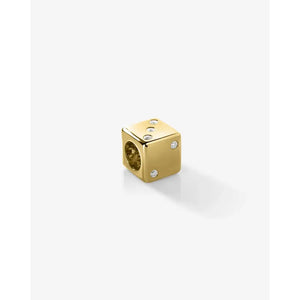 Eternity Bead with Dazzling Diamond Dice Design.