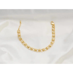 Exquisite 18K Gold Filled Dainty Chain Bracelet - Perfect for Stacking!.