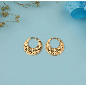 Exquisite 22K Gold Plated Punjabi Nattiyan Earrings - Perfect for Elegance and Tradition!.