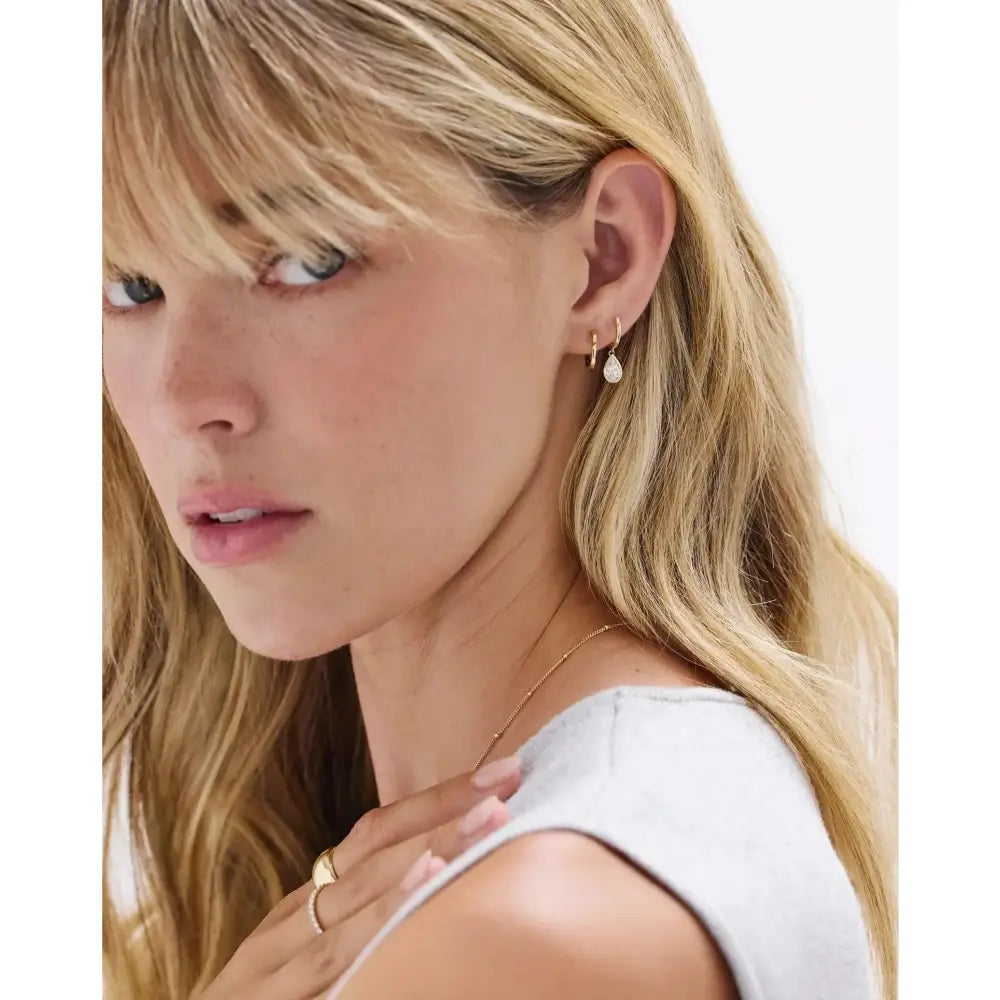 Exquisite Framed Lab Diamond Drop Earrings for Elegant Glamour.