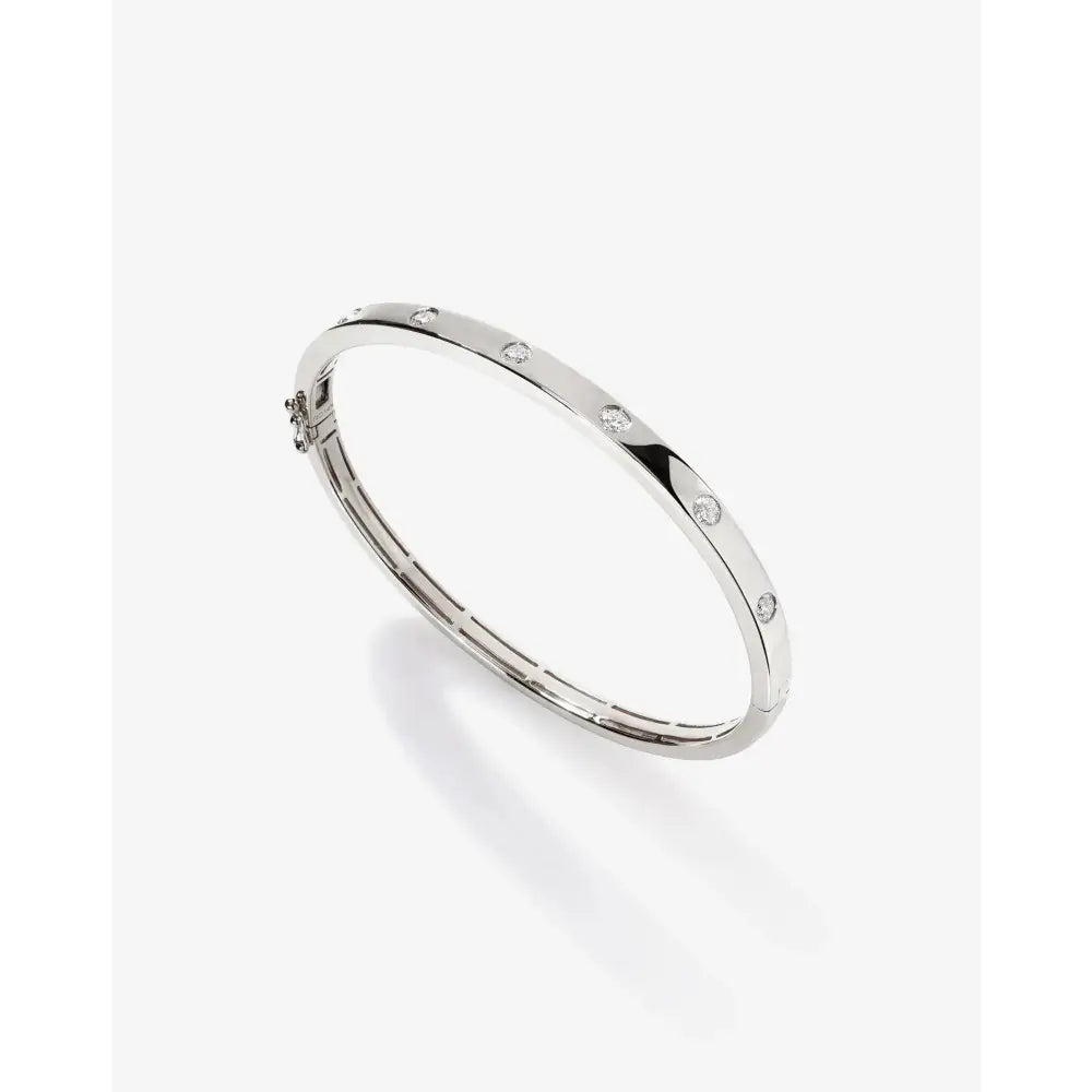 Exquisite Inlay Diamond Bangle – Dazzle with Elegance!.