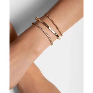 Exquisite Inlay Diamond Bangle – Dazzle with Elegance!.